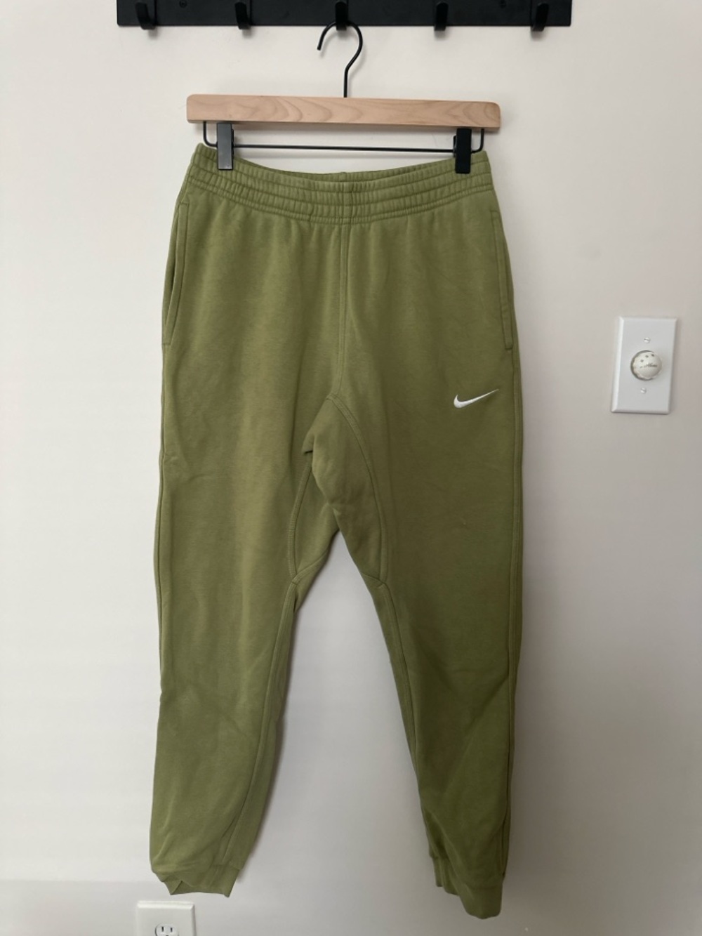 Nike Fleece Sweatpants Men’s Small Olive Green